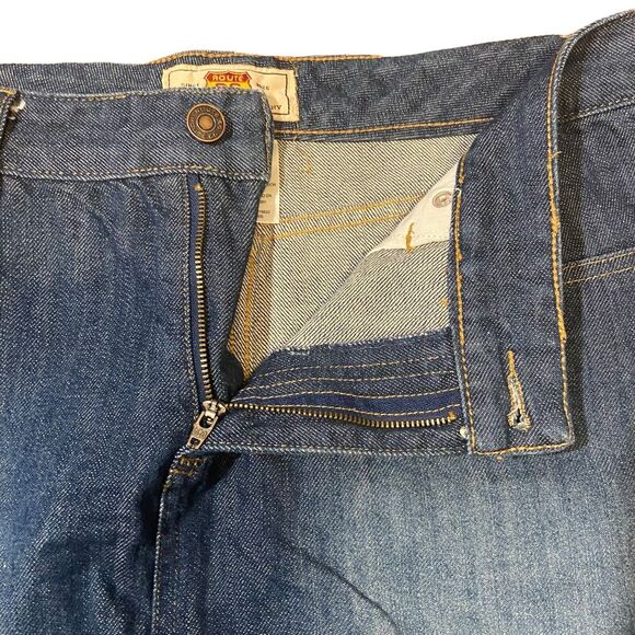 Route 66 Denim Skirt 5 Pocket Zip Fly Size 10 Distressed Raw Frey Hem Retro Y2K - Picture 8 of 11